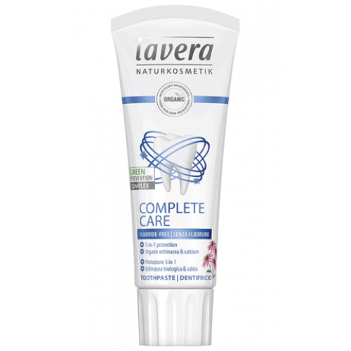 Zubná pasta COMPLETE CARE bez fluoridu BIO 75ml Lavera